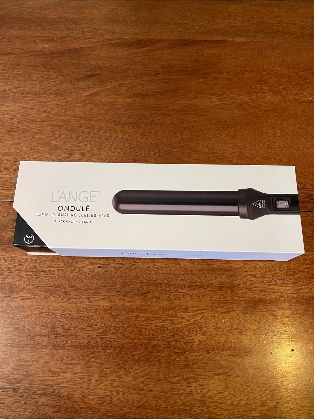 Lange Ondule 32mm 1.25” Tourmaline Ceramic Curling Wand - Black